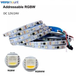 5m TM1814 (Similar SK6812) RGBW 4 in 1 Addressable Pixel Led Strip SMD 5050 RGBWW Light 60Leds/m IP20 67 Waterproof DC 12V 24V