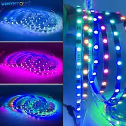 5m TM1814 (Similar SK6812) RGBW 4 in 1 Addressable Pixel Led Strip SMD 5050 RGBWW Light 60Leds/m IP20 67 Waterproof DC 12V 24V