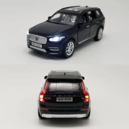1:32 VOLVOs XC90 SUV Alloy Car Model Diecast & Toy Metal Vehicles Car Model Collection Sound and Light High Simulation Kids Gift
