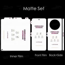 Inner Front Back Side Frosted Matte Hydrogel Film For OPPO Find N 2 3 5 6 N2 N3 N5 N6 Clear HD Transparant Soft Screen Protector