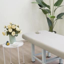 Massage Table Bed Fitted Sheet Elastic Full Cover Rubber Band Massage SPA Treatment Bed Cover with Hole