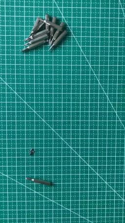 Slotted 1.0/1.5/2.0/2.5/3.0/3.5/4.0 H4×28mm Screwdriver Bits Set 4mm 3/25 Inch Hand Tools Key iPhone Call Phone Repairing