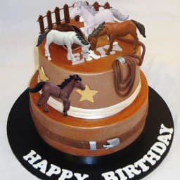 Horse Cake Decoration Horse Realistic Toy Pony Figures Walking Animal Mini Barn Toys Kids  Cowboy Birthday Party Supplie