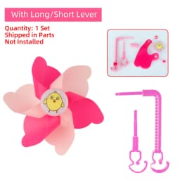 Scooter Tricycle Flower Pinwheel Boys Girls Bike Windmill Decoration Parts DIY Install