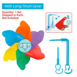 Scooter Tricycle Flower Pinwheel Boys Girls Bike Windmill Decoration Parts DIY Install