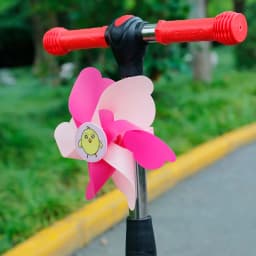 Scooter Tricycle Flower Pinwheel Boys Girls Bike Windmill Decoration Parts DIY Install