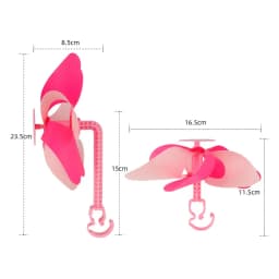 Scooter Tricycle Flower Pinwheel Boys Girls Bike Windmill Decoration Parts DIY Install