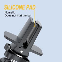 Car Phone Holder Clips 17mm Ball Head Car Air Vent Clip Mount Car Air Outlet Hook Clamp For Gravity Magnetic Mobile Phone Stand