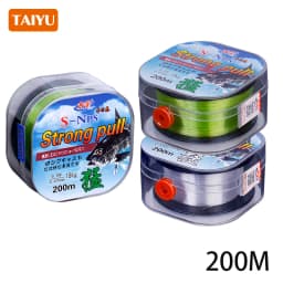 TAIYU 200M Nylon fishing line 2-33LB Japanese Durable Monofilament Sea/Freshwater main Line leader Fishing wire for Carp fishing