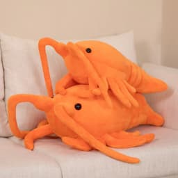 50-65cm Kawaii Red Lobster Plush Toys Stuffed Animal Shrimp Lifelike Crayfish Doll Soft Funny Pillow Birthday Gifts for Kid Baby