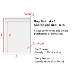 100pcs Transparent Plastic Bags For Gift Packaging Pouch Candy Cellophane T-Shirt Clothing Waterproof Storage Self Adhesive Bag