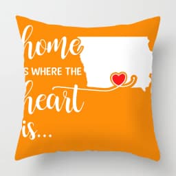 Home Decor Nordic Orange Sweet Pillowcase Living Room Sofa Decoration Car Cushion Cover