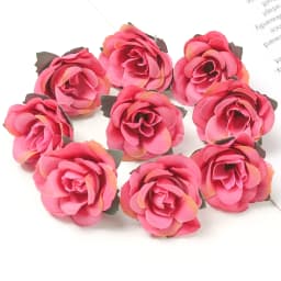 10/20/50Pcs Rose Artificial Flowers 3.5cm Fake Flowers for Home Decor Garden Wedding Decoration Wreath Garlands Gift Accessories
