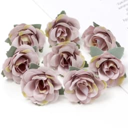 10/20/50Pcs Rose Artificial Flowers 3.5cm Fake Flowers for Home Decor Garden Wedding Decoration Wreath Garlands Gift Accessories