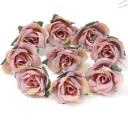 10/20/50Pcs Rose Artificial Flowers 3.5cm Fake Flowers for Home Decor Garden Wedding Decoration Wreath Garlands Gift Accessories