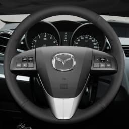 Custom Car Steering Wheel Braid Cover Breathable Genuine Leather 100% Fit For MAZDA 3 2011-2015 CX-7 CX-9 Mazda 5 2011 2012 2013