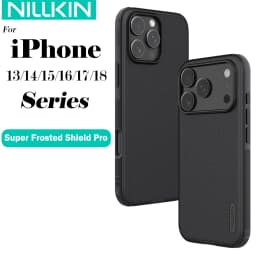 NILLKIN For iPhone 18 Pro Max 17 Pro Max 16 Pro Max 15 Pro Max Frosted Shield Pro Phone Case PC+TPU Hard Protection Back Cover