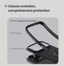 NILLKIN For iPhone 18 Pro Max 17 Pro Max 16 Pro Max 15 Pro Max Frosted Shield Pro Phone Case PC+TPU Hard Protection Back Cover