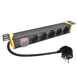 PDU Power Strip Network Cabinet Plug Socket 2-11 Way 16A EU Outlet Socket 2m Extension Cord 360 Swivel bracket