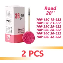 RideNow Ultralight Bike Inner Tube 700 X18 32 Road MTB Bicycle TPU Material Tire 65mm Length French Valve Super Light