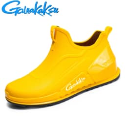 2024 Men's Fishing Water Shoes Anti-slip Rain Shoes Outdoor Waterproof Shoes Rubber Light Overshoes Boots Fishing Shoes
