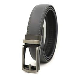 3.5cm Genuine Leather Men's Belt Alloy Automatic Buckle Two-layer Cowhide Business Casual Belt for Men Wholesale