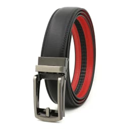 3.5cm Genuine Leather Men's Belt Alloy Automatic Buckle Two-layer Cowhide Business Casual Belt for Men Wholesale
