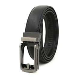 3.5cm Genuine Leather Men's Belt Alloy Automatic Buckle Two-layer Cowhide Business Casual Belt for Men Wholesale