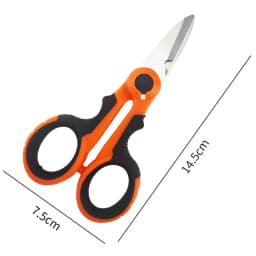 New High Carbon Steel Scissors Household Shears Tools Electrician Scissors Stripping Wire Cut Tools for Fabrics, Paper and Cable