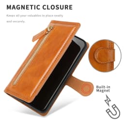 For Samsung Galaxy A53 A52 A72 A51 A71 A32 A21S A12 A52S Card Luxury Leather Zipper Flip Wallet Case For Samsung A53 5G Cover