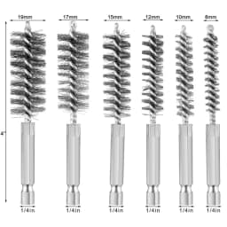 8-19mm Stainless Steel Drilling Brush Twisted Wire Stainless Steel Cleaning Brush For Electric Drill Impact Tools Cleaning