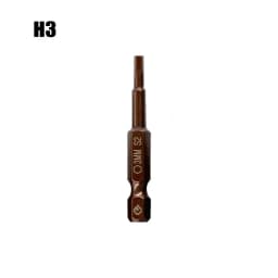 50mm Hexagon Magnetic Screwdriver Bits Set H1.5 H 2 H2.5 H3.0 H4.0 H5.0 H6.0 1/4" Hex Shank Quick Change Impact Driver