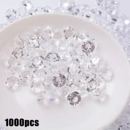1000pcs Mixed Transparent Acrylic Gems Ice Grains Artificial Ice Cubes Vase Fillers Wedding Party Decorations 3-