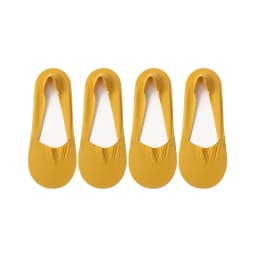4 Pairs Women Socks High Quality Matching Casual Socks Summer Thin Cotton Bottom Non-slip Invisible Low Short Socks Breathable