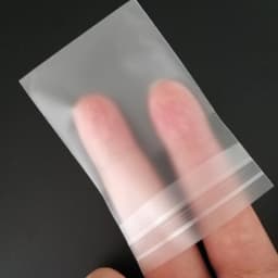 100 piece PE translucent cellophane candy bag self-adhesive white candy cookie gift bag for weddings, birthday parties, baking