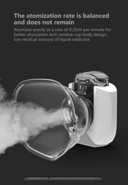 Mini Mesh Nebulizer Handheld Portable Inhale Automizer Silent Ultrasonic Inalador Nebulizador Children Adult Asthma Humidifier