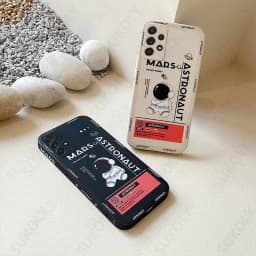 Cute Astronaut Space Case For Samsung Galaxy S26 S25 S23 S24 Ultra S25 FE A18 A57 A37 A17 A16 A56 A36 A55 A54 A26 5G Phone Cover