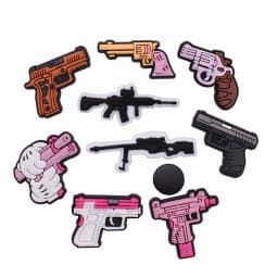 recreatioanl shoe Charms Accessories PVC Shoe man game machine Decoration clog accessories boy Kids Party unisex Gifts