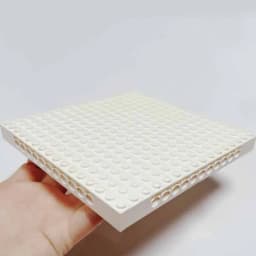 Bulk Buy White Brick 4/3 16x16 Baseplates Building Block MOC Parts Set Toys For Pixel Art Wholesale Compatible 65803 Send Pins