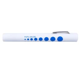 LED Torch Pen Light Disposable With Pupil Gauge Medical Nurses Doctors Paramedics Number Of Pen 12x1.3cm