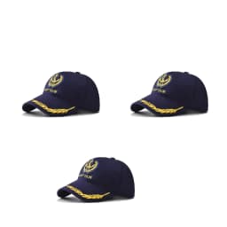 Men Women Baseball Caps Nautical Marine Sailor Navy Captain Hats Adjustable Cotton Hat for Party Performance Costume Cosplay Y2K