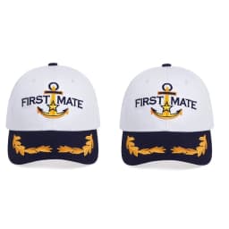 Men Women Baseball Caps Nautical Marine Sailor Navy Captain Hats Adjustable Cotton Hat for Party Performance Costume Cosplay Y2K