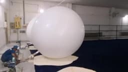 Latex Super Large Balloon 48/72/96/120 Inch Round Weather Balloon Explodes at Opening Ceremony White Groundburst Ball