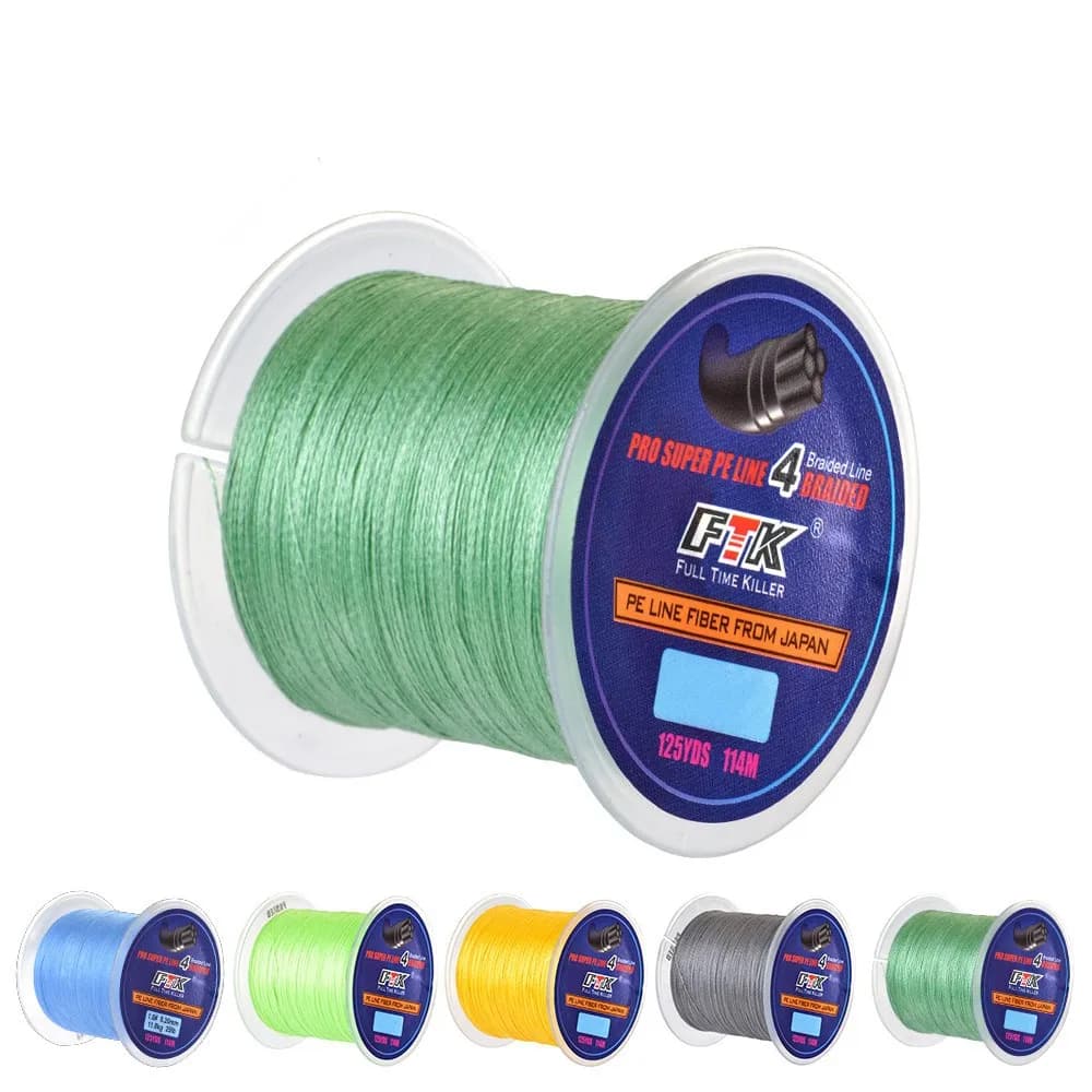 114M PE Line Fishing Wire Multifilament Braided Fishing Line 8-60LB Fishing Line Japan 4 Wire Multifilament Line Fishing Thread