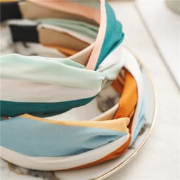 Wide Top Knot Fabric Hair Bands For Women Contrast Color Cloth Headband Bezel Girls Hairband  Hoop Female Hair Accessories