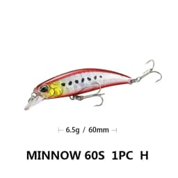 Sinking Minnow Fishing Bait 6cm 6.5g Wobbler 60s Jerkbait Sea Fishing Lure Artificial Crankbaits Fishing Bionic Decoy Bass Bait