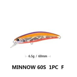Sinking Minnow Fishing Bait 6cm 6.5g Wobbler 60s Jerkbait Sea Fishing Lure Artificial Crankbaits Fishing Bionic Decoy Bass Bait
