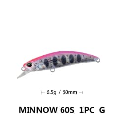 Sinking Minnow Fishing Bait 6cm 6.5g Wobbler 60s Jerkbait Sea Fishing Lure Artificial Crankbaits Fishing Bionic Decoy Bass Bait