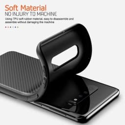 S25 S26 Ultra Carbon Fiber Case For Samsung Galaxy S26 S25 Edge S24 S23 S22 S21 S20 FE S 26 25 24 Ultra Plus Silicone Case Cover