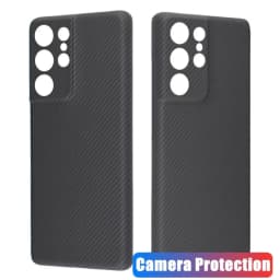 S25 S26 Ultra Carbon Fiber Case For Samsung Galaxy S26 S25 Edge S24 S23 S22 S21 S20 FE S 26 25 24 Ultra Plus Silicone Case Cover